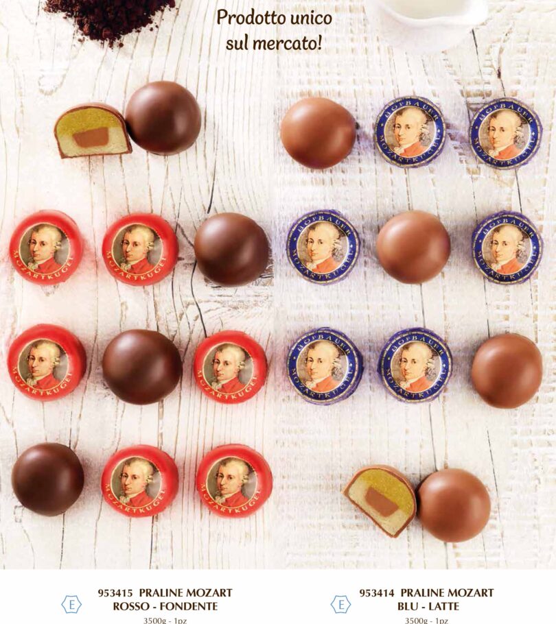 LINDT PRALINA LATTE E FONDENTE PALLE DI MOZART